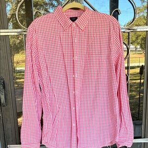 J. Crew Pink Gingham Men's Shirt